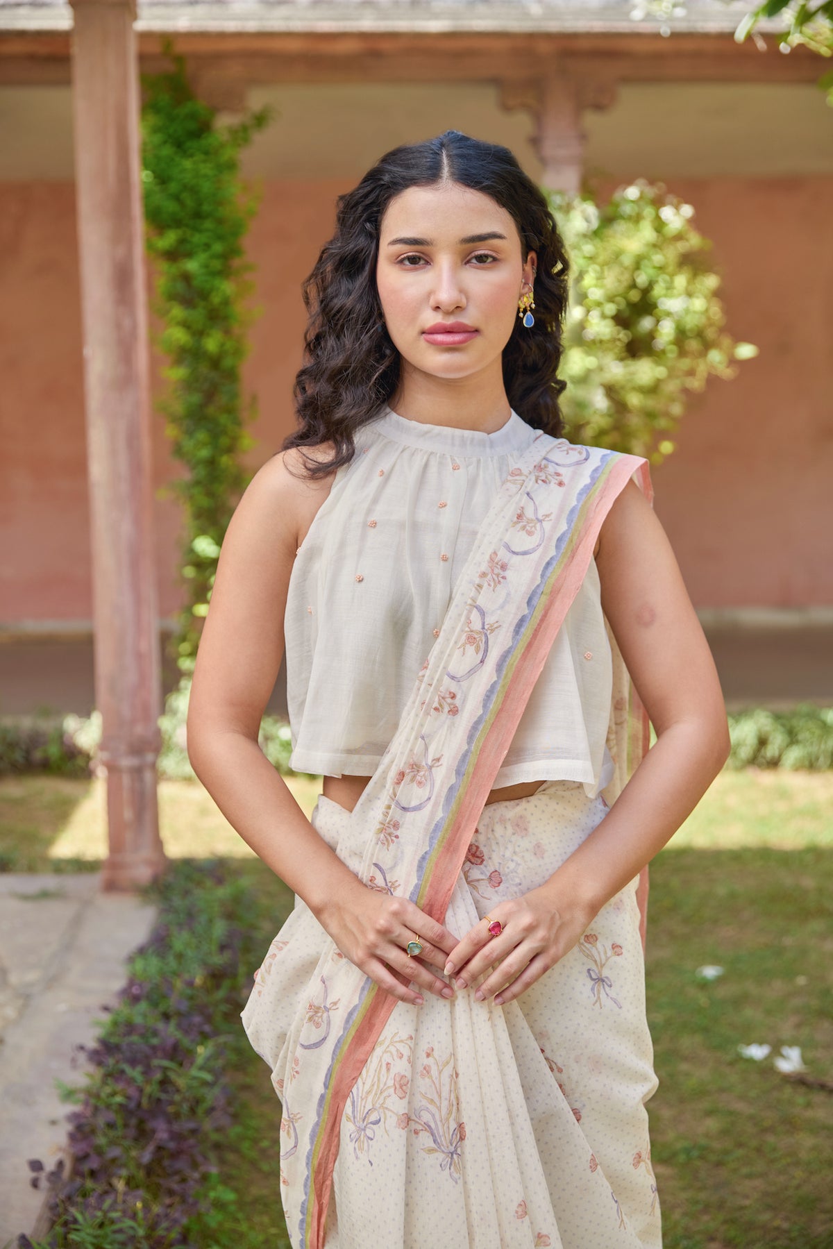FAE SAREE WITH UNSTITCHED BLOUSE
