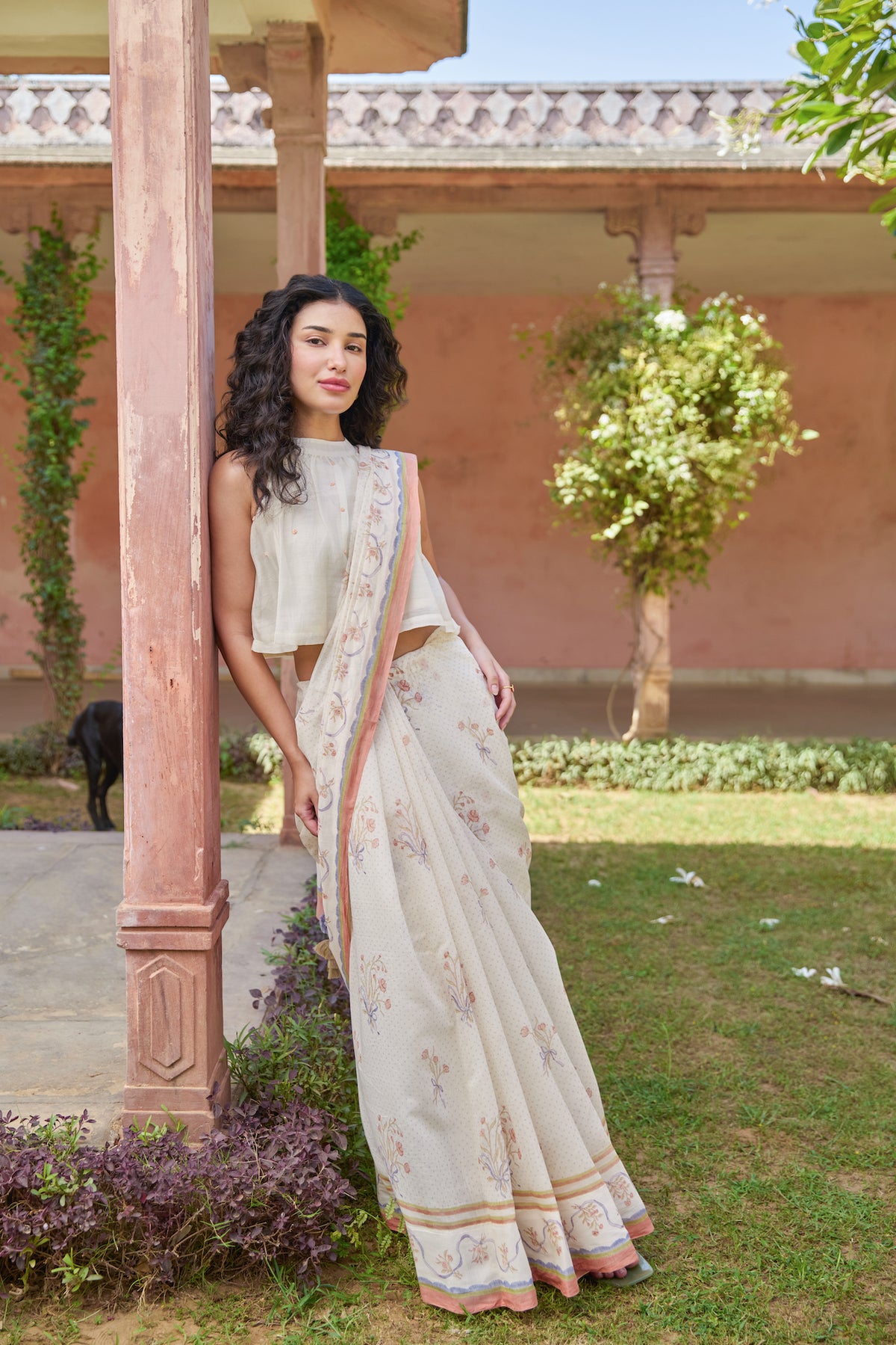 FAE SAREE WITH UNSTITCHED BLOUSE