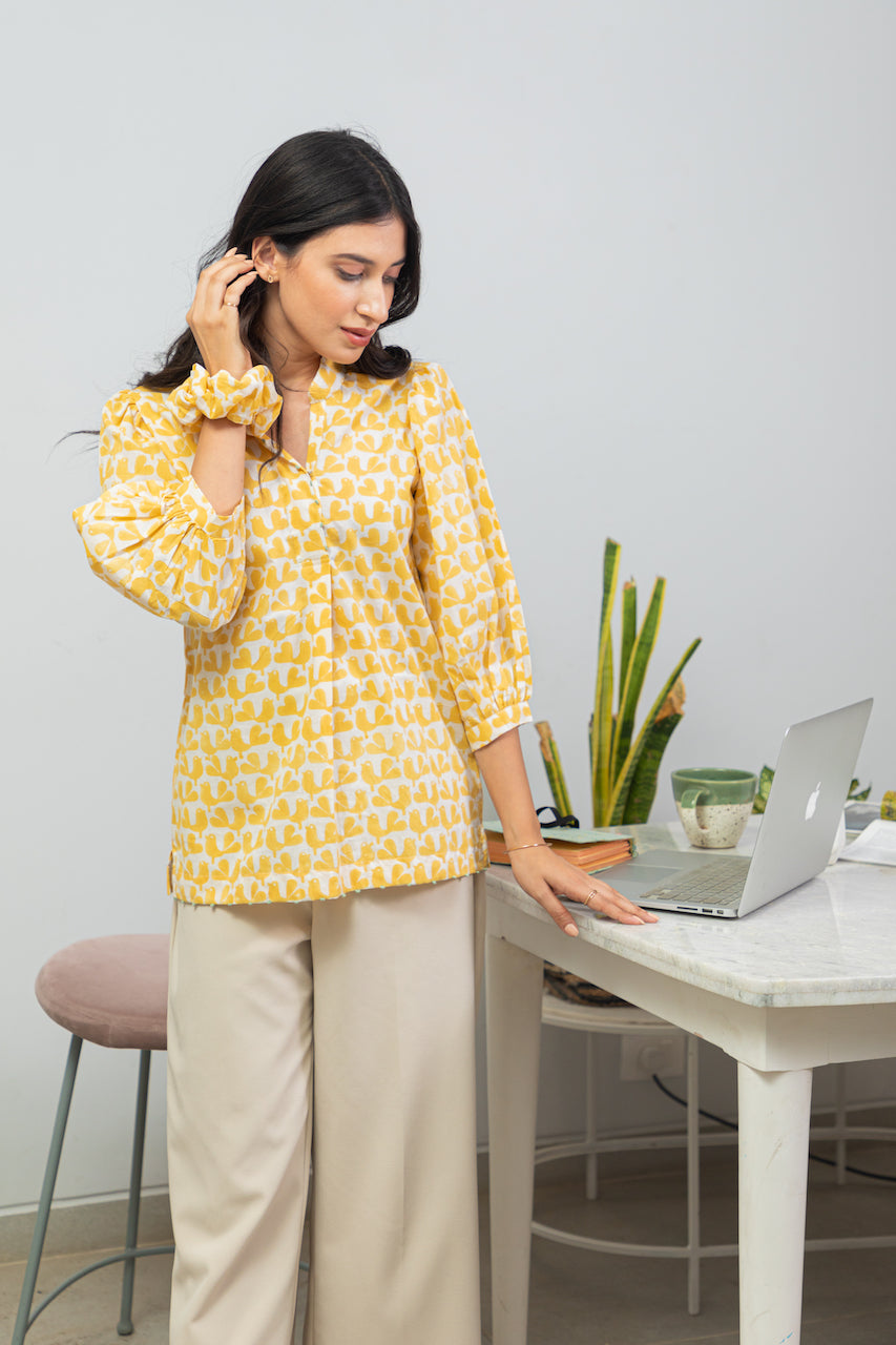 YELLOW SPARROW COTTON TOP