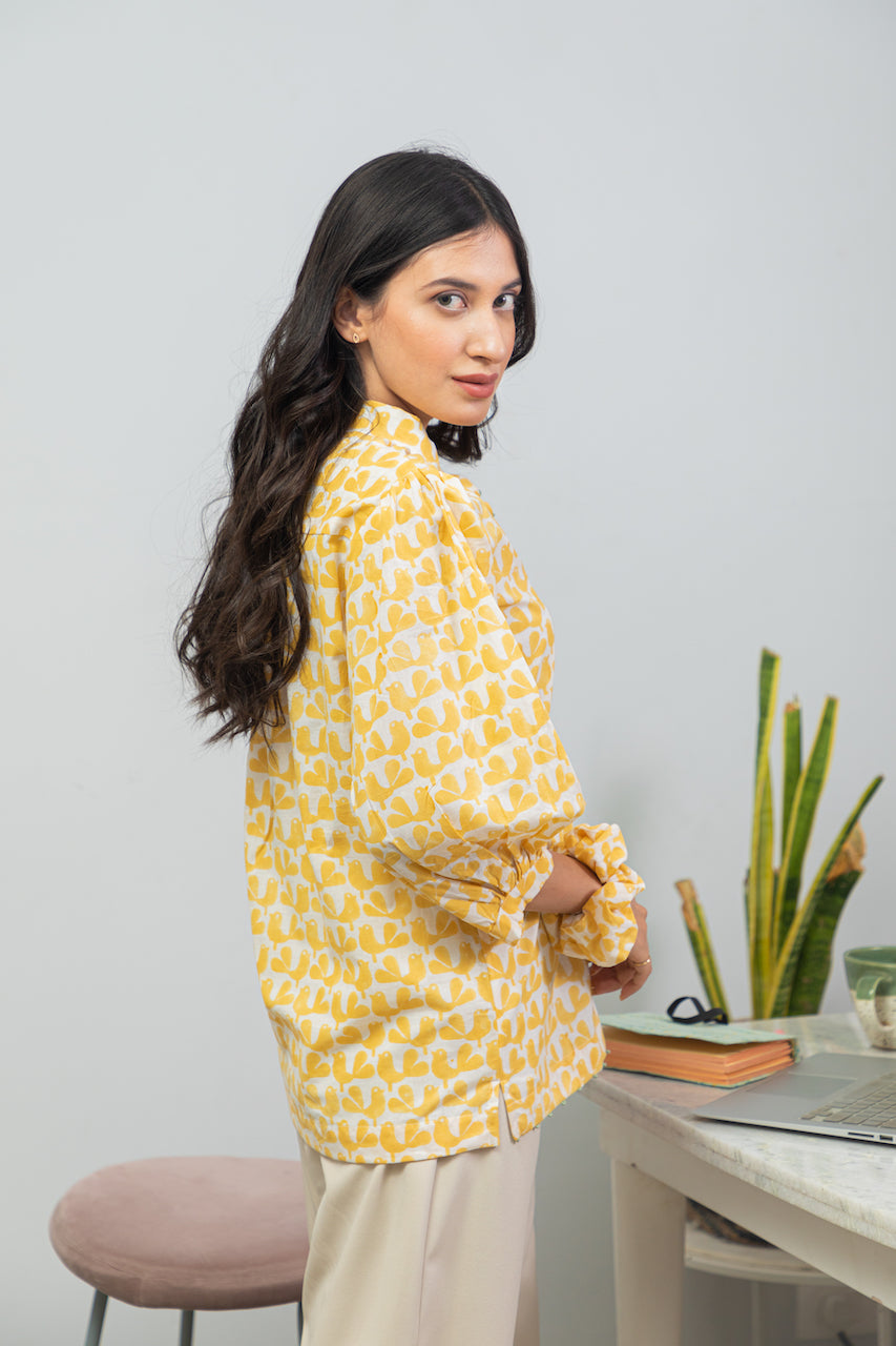 YELLOW SPARROW COTTON TOP