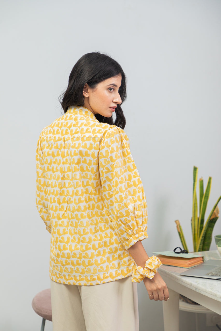 YELLOW SPARROW COTTON TOP