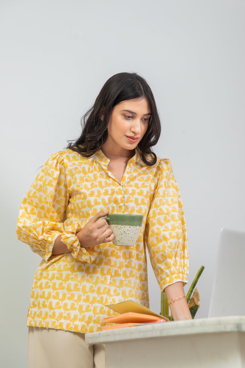 YELLOW SPARROW COTTON TOP