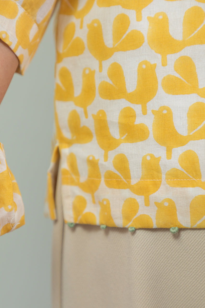 YELLOW SPARROW COTTON TOP