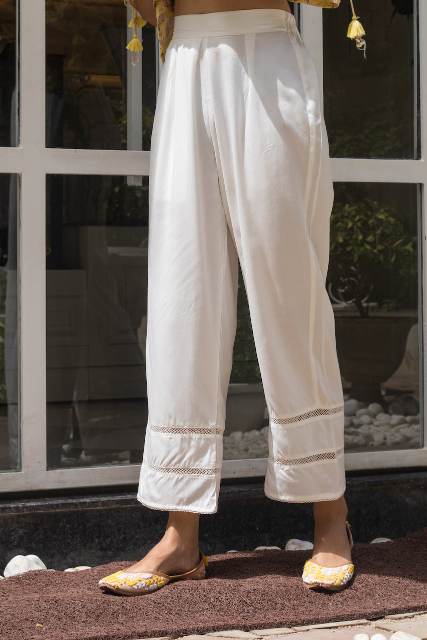 BAGEECHA MODAL WIDE LEG PANTS