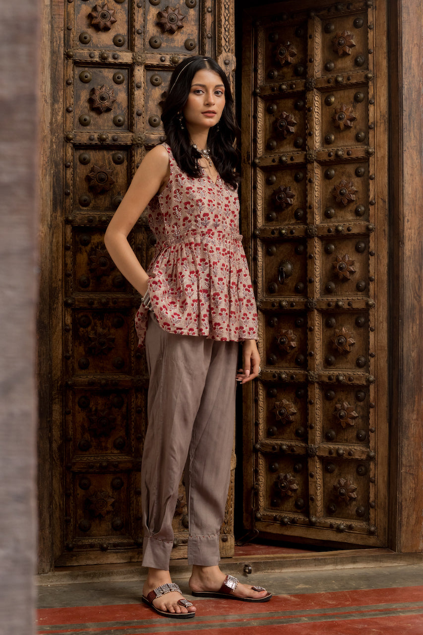 ZOYA MUSLIN SILK TOP