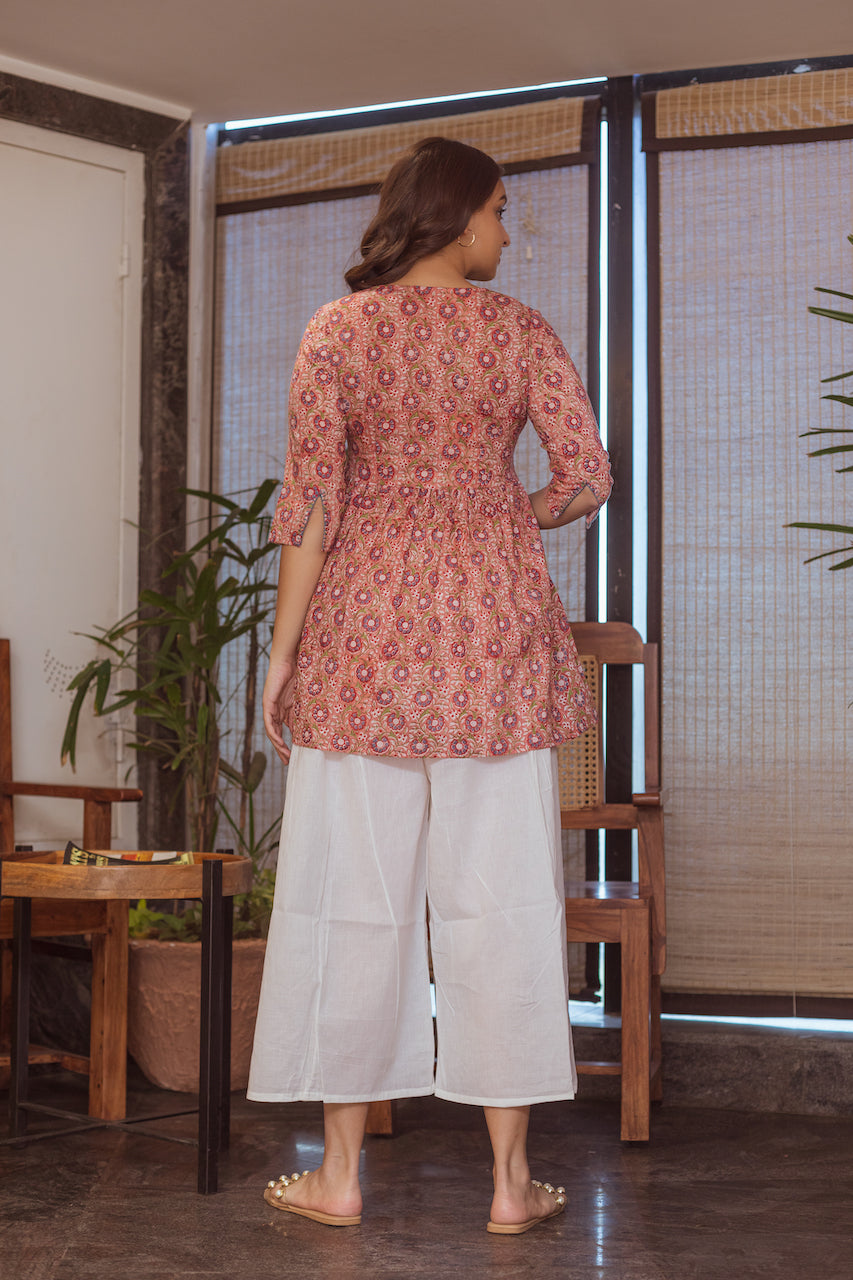 ROOH PEACH GARDEN KURTA