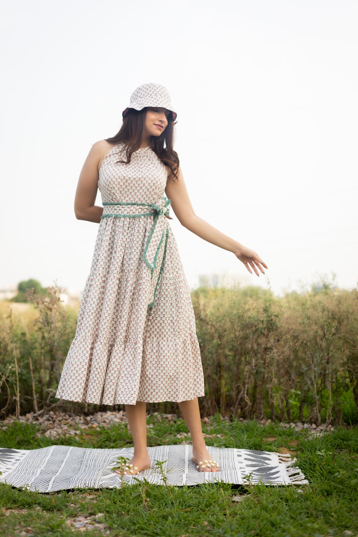 MIDSUMMER DAY COTTON MAXI DRESS