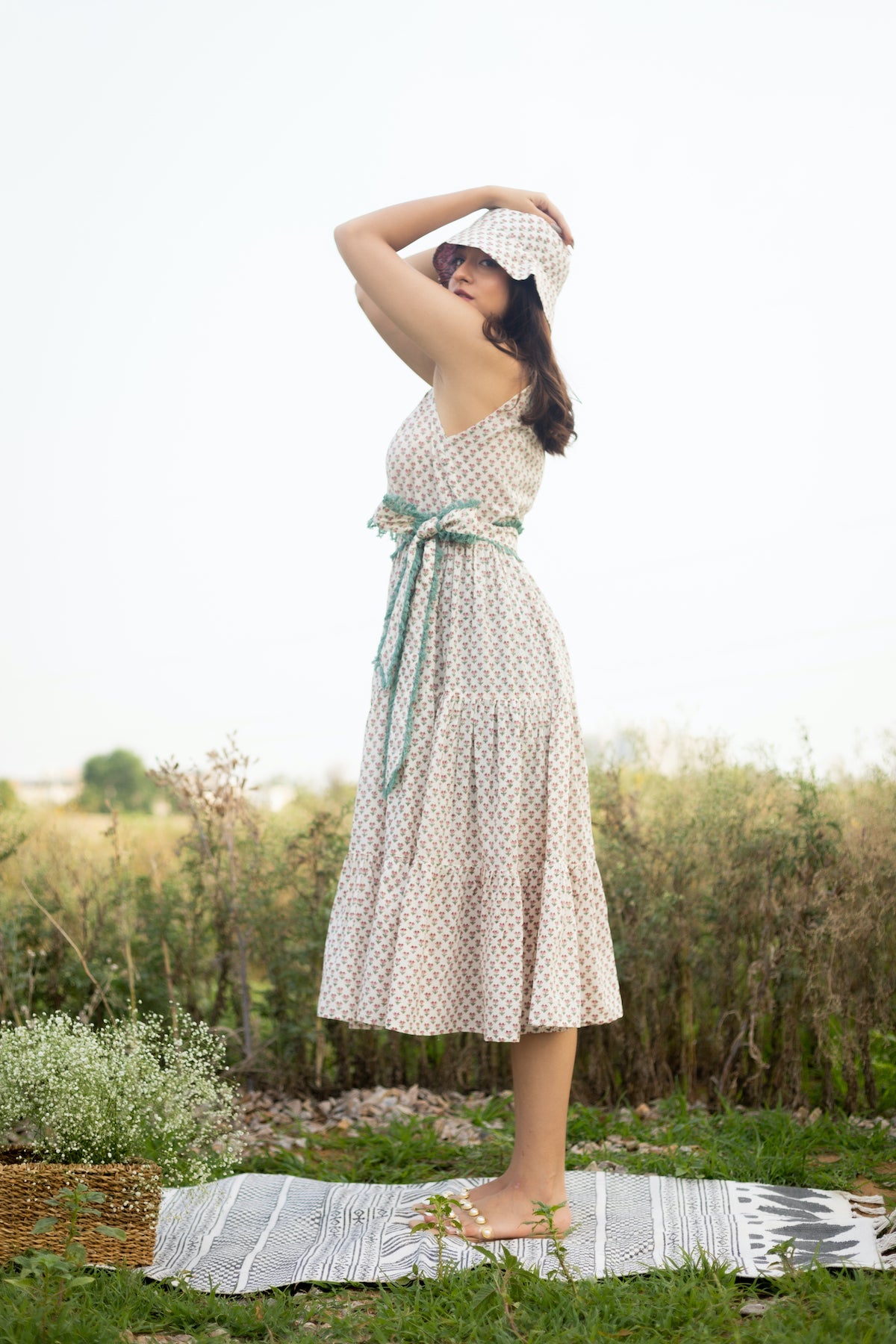 MIDSUMMER DAY COTTON MAXI DRESS