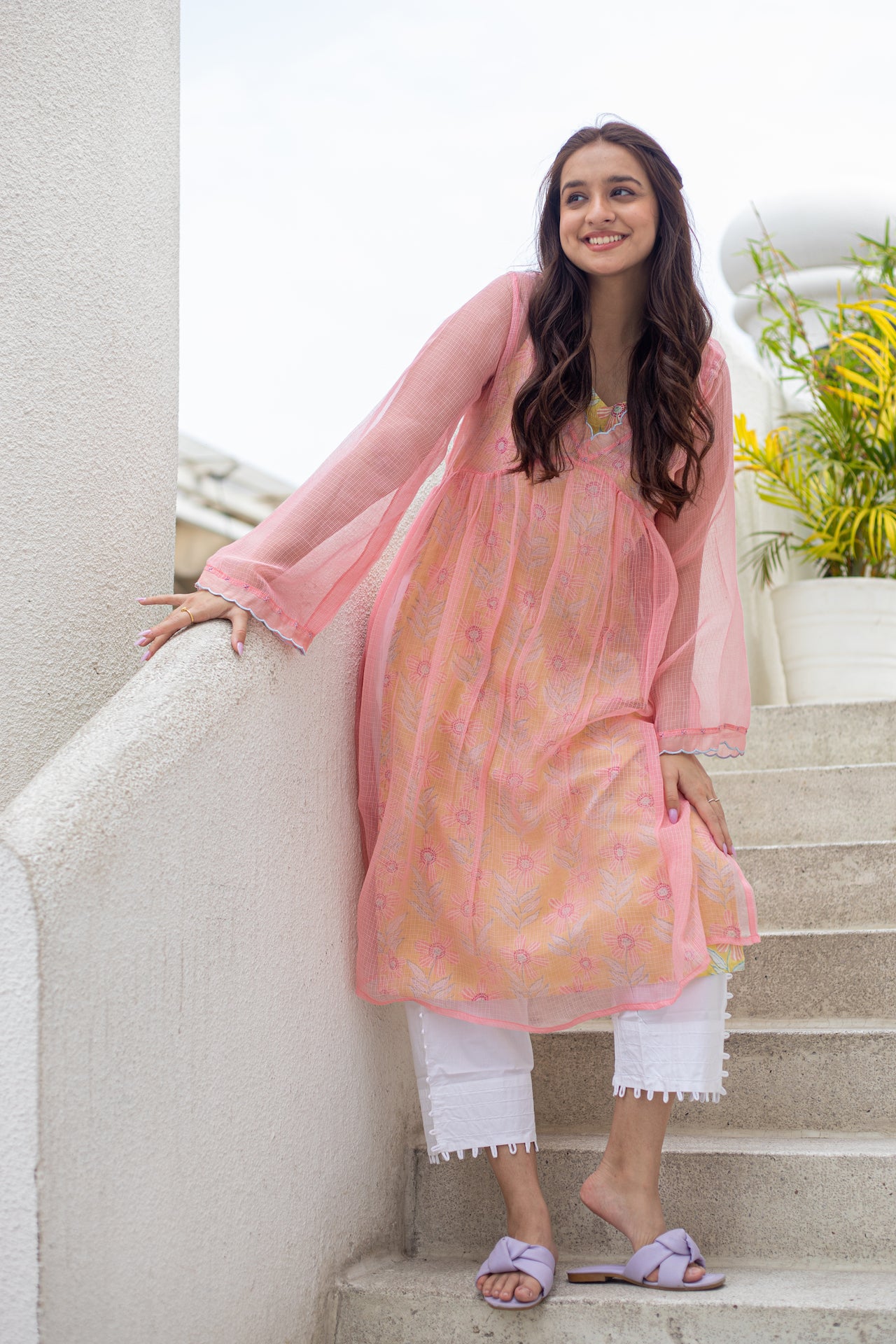 DORIYA KURTA SET