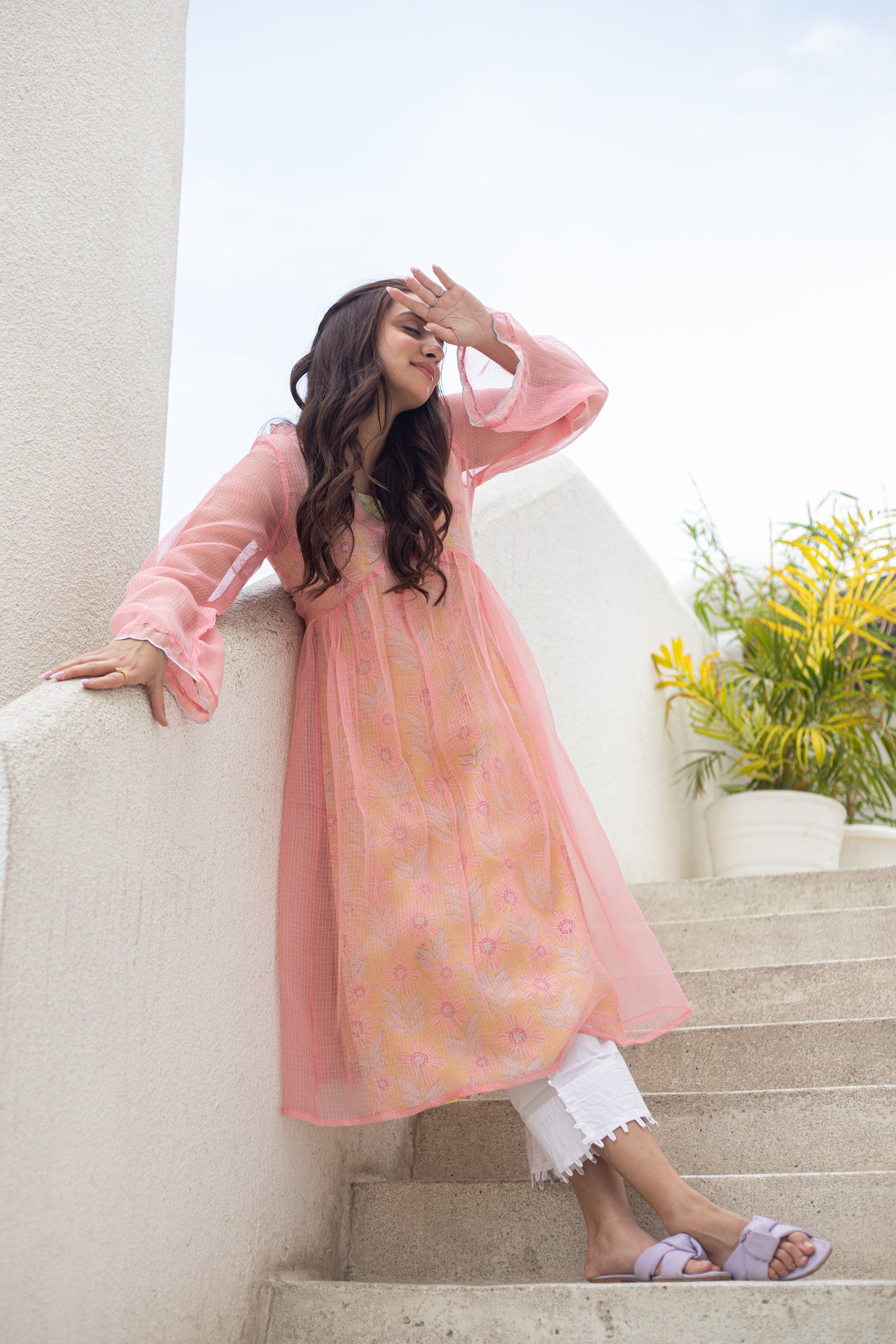 DORIYA KURTA SET