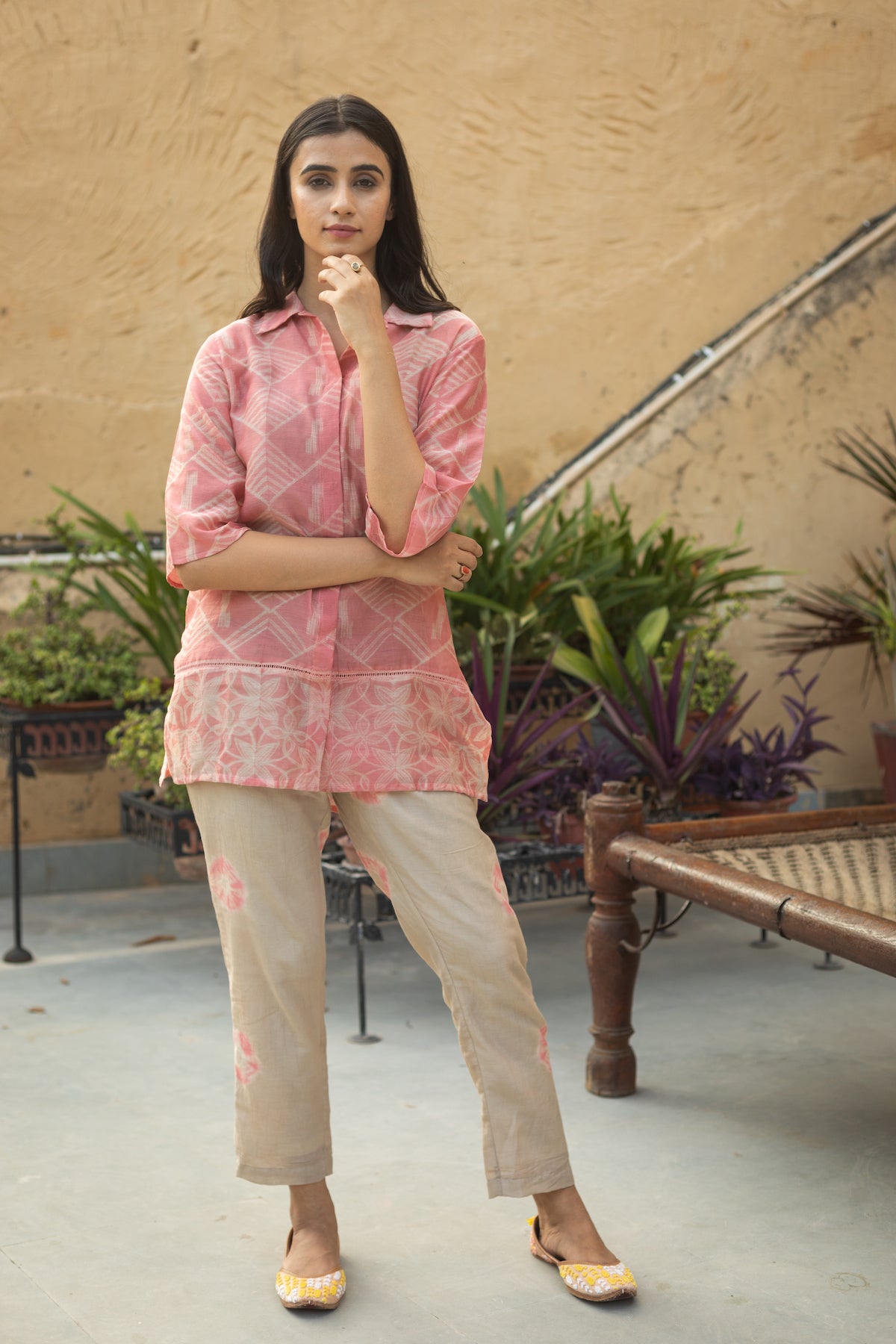 MOKSH CHANDERI CO-ORD SET